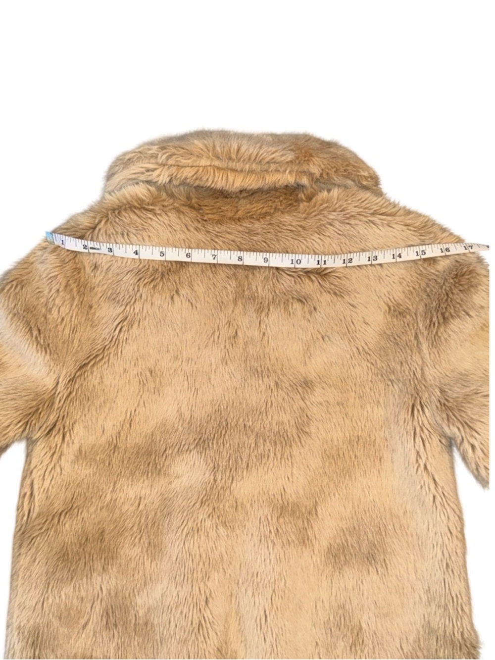 Zara Girls Faux Fur Coat Tan & Pink Size 10 (140 cm) - Picture 8 of 17